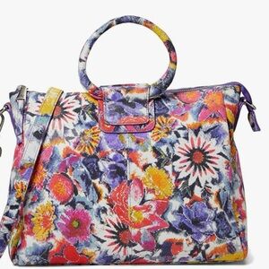 HOBO Multicolor Floral Satchel